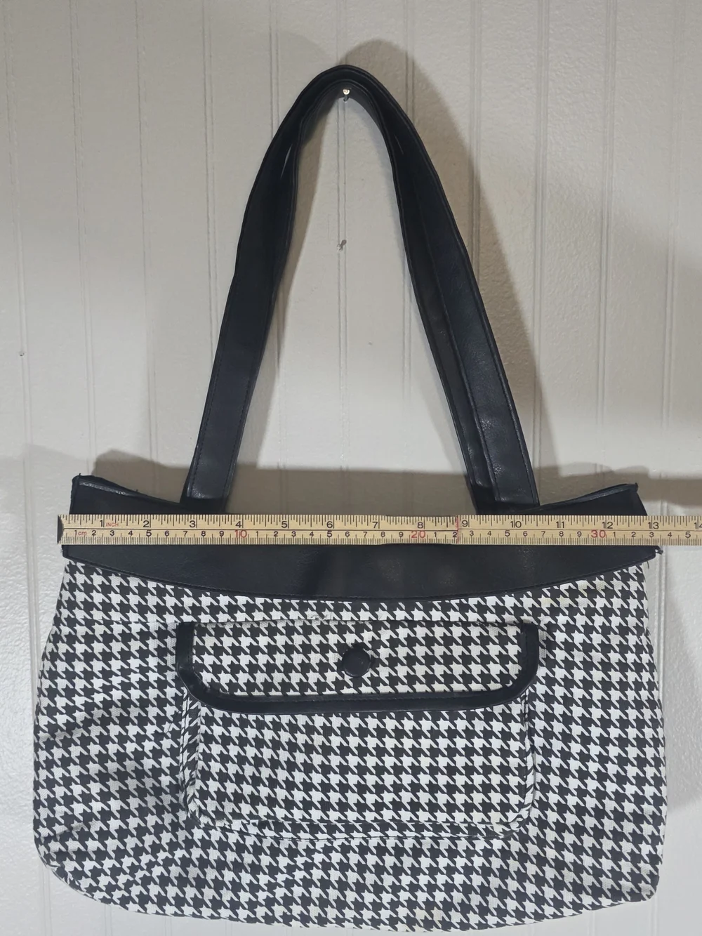 thirty-one Black and White Houndstooth Shoulder Bag